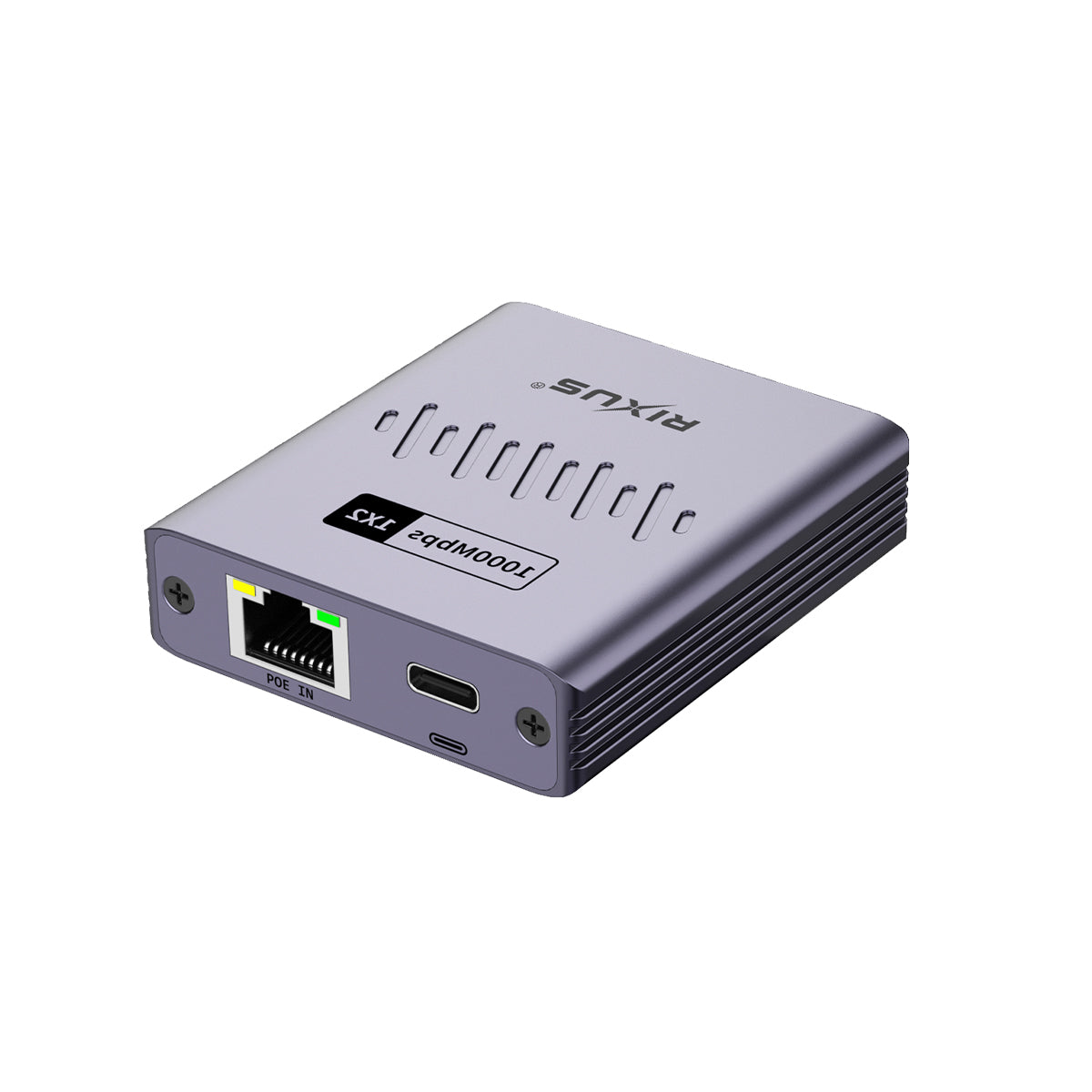 Rixus RXEA03 3-Ports Ethernet Switch Adapter Gray
