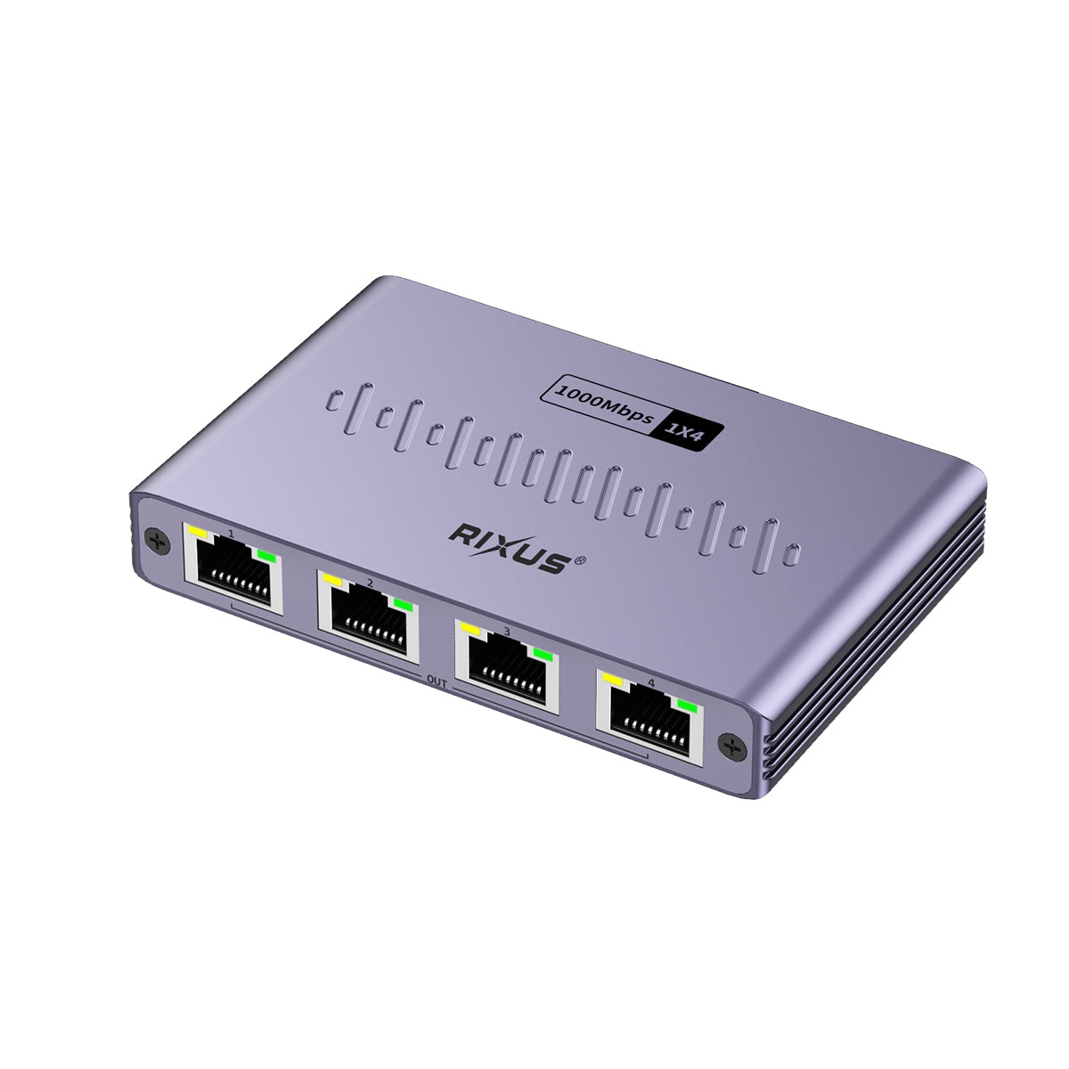 Rixus RXEA05 5-Ports Ethernet Switch Adapter Gray