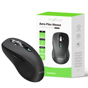 Rixus RXWM01B Aero Flex Mouse Black