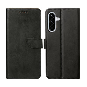 Rixus Bookcase For Samsung Galaxy A36, A37 Black