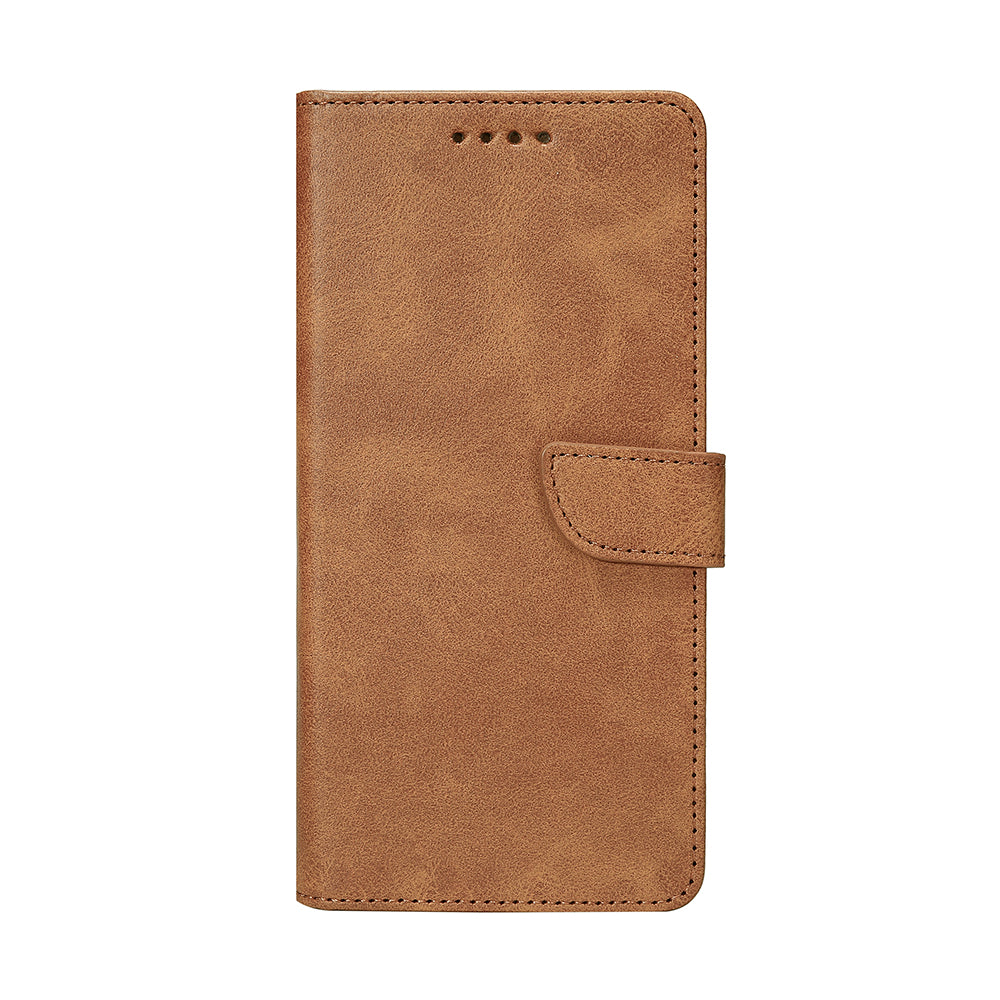 Rixus Bookcase For Samsung Galaxy A36 Light Brown