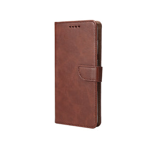 Rixus Bookcase For Samsung Galaxy A36, A37 Brown