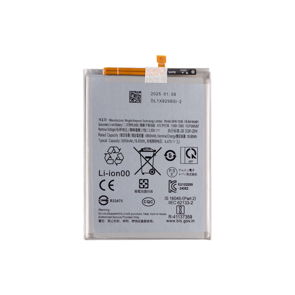 Samsung Galaxy A16 4G A165F, A16 5G A166B, A26 A266B Battery EB-BA166ABY OEM