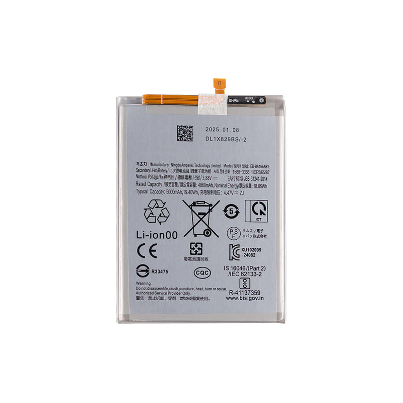 Samsung Galaxy A16 4G A165F, A16 5G A166B, A17 4G A175F, A17 5G A176B, A27 A276B Battery EB-BA166ABY OEM