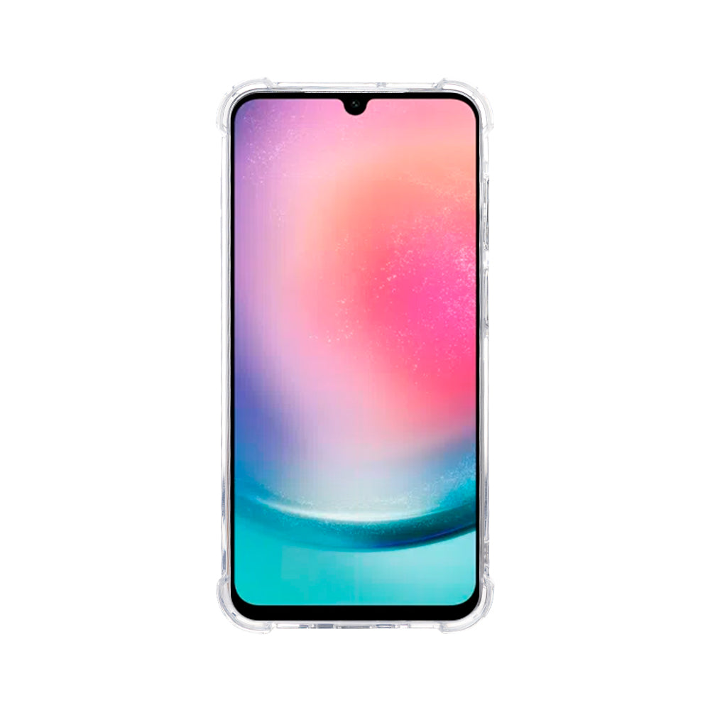 Rixus Anti-Burst Case For Samsung Galaxy A26, A17 Transparent