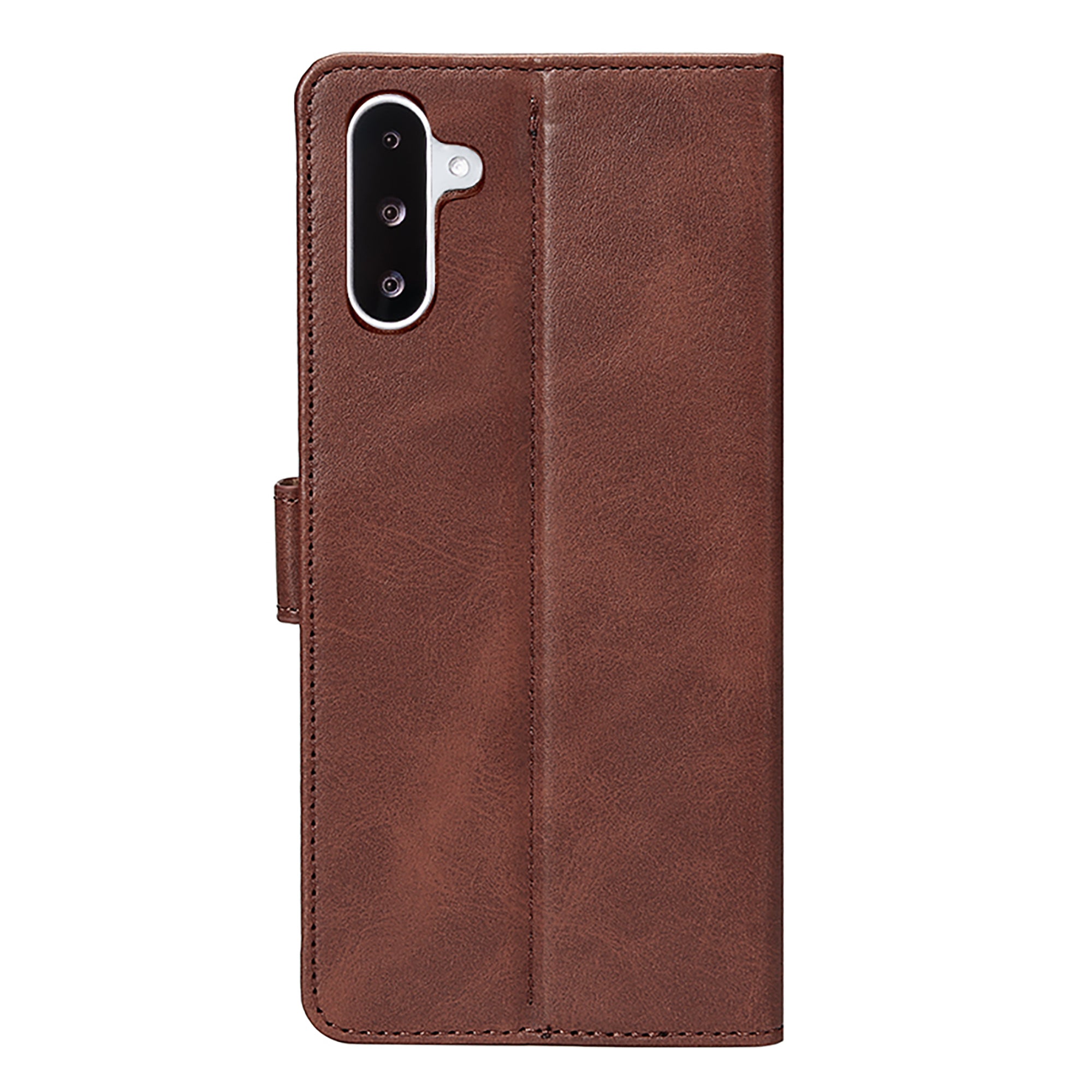 Rixus Bookcase For Samsung Galaxy A26, A17 Brown