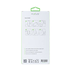 Rixus Anti-Burst Case With MagSafe Compatible For Samsung Galaxy A56 Transparent