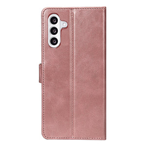 Rixus Bookcase For Samsung Galaxy A56 Pink