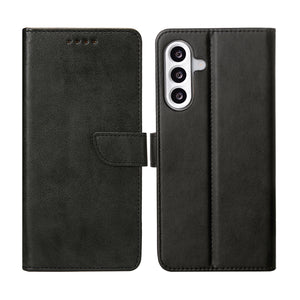 Rixus Bookcase For Samsung Galaxy A56 Black