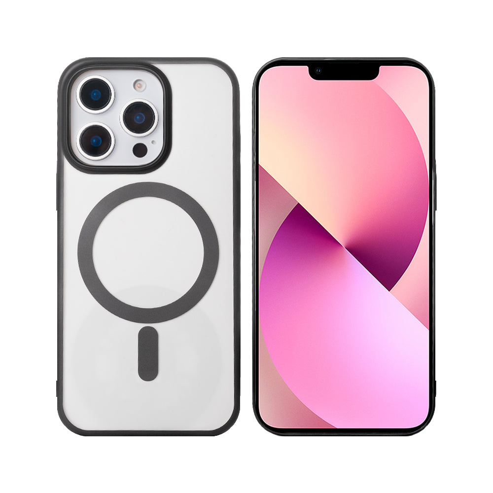 Rixus Instinct Mag Case For Apple iPhone 12, 12 Pro Black