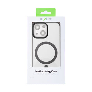 Rixus Instinct Mag Case For Apple iPhone 13, 14 Black