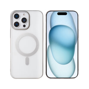 Rixus Instinct Mag Case For Apple iPhone 14 Pro Silver