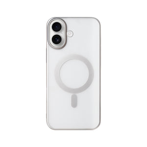 Rixus Instinct Mag Case For Apple iPhone 16 Silver