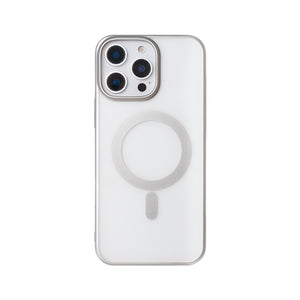 Rixus Instinct Mag Case For Apple iPhone 16 Pro Max Silver