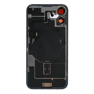 For Apple iPhone 16 Back Glass With NFC, Enlarged Camera Frame Black Compatible