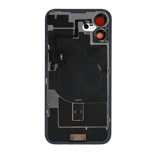 For Apple iPhone 16 Back Glass With NFC, Enlarged Camera Frame Ultramarine Compatible