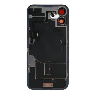 For Apple iPhone 16 Back Glass With NFC, Enlarged Camera Frame Ultramarine Compatible