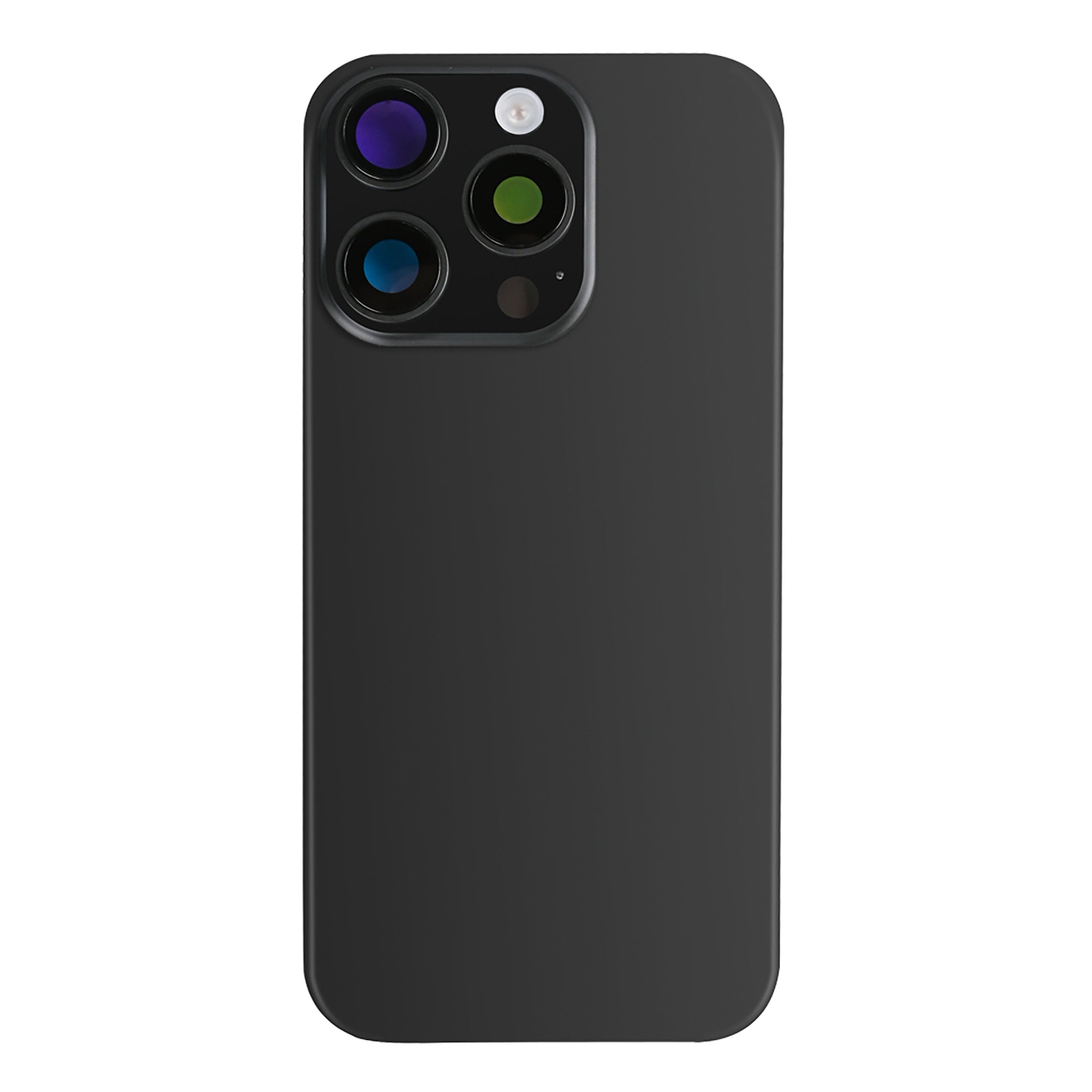 For Apple iPhone 16 Pro Max Back Glass With NFC, Enlarged Camera Frame Black Titanium Compatible