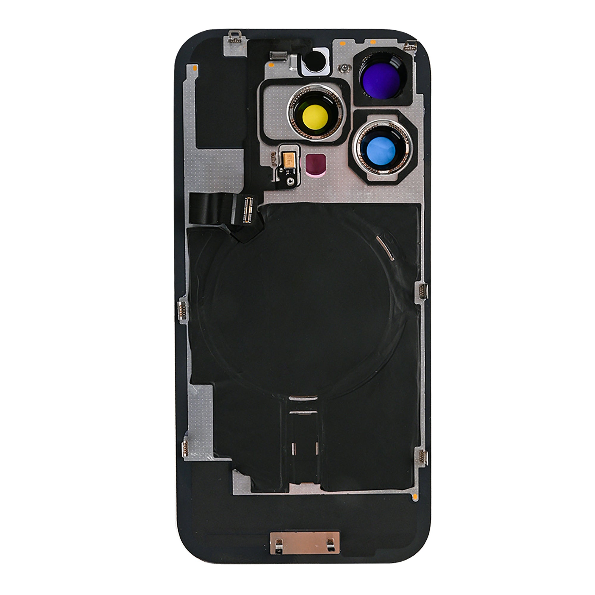 For Apple iPhone 16 Pro Max Back Glass With NFC, Enlarged Camera Frame Natural Titanium Compatible