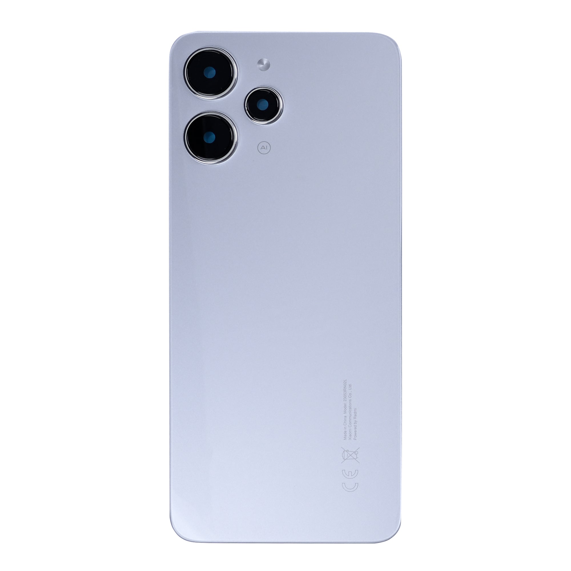Xiaomi Redmi 12 4G Back Cover With Lens Polar Silver OEM