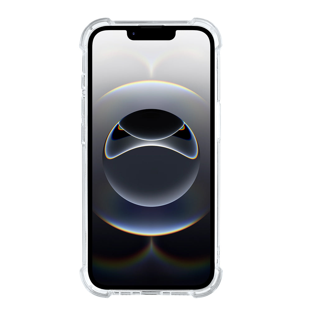 Rixus Anti-Burst Case With MagSafe Compatible For Apple iPhone 16e, 17e Transparent