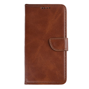 Rixus Bookcase For Apple iPhone 16e, 17e Brown