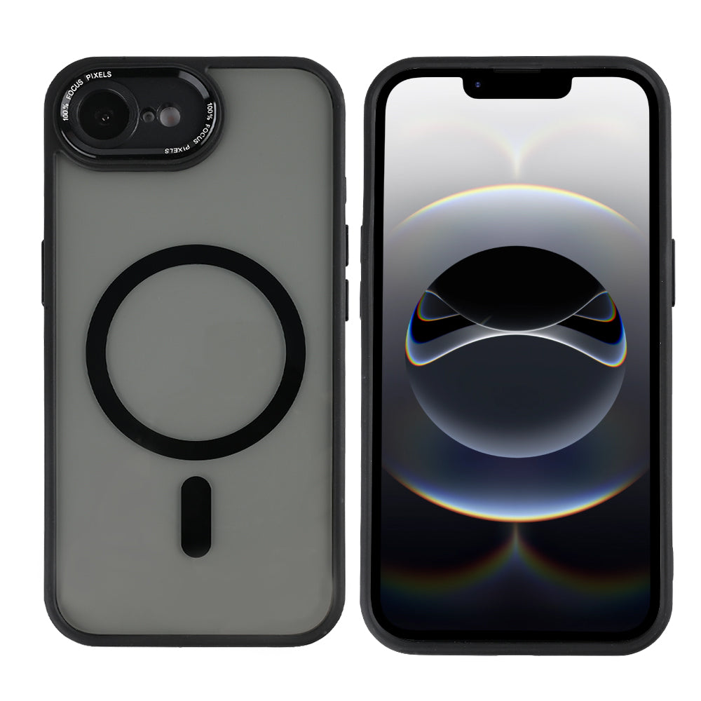 Rixus Classic 04 Case With MagSafe For Apple iPhone 16e Black