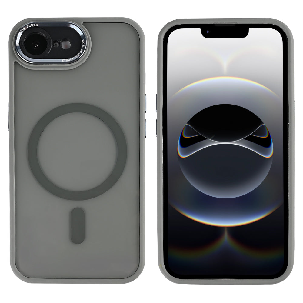 Rixus Classic 04 Case With MagSafe For Apple iPhone 16e Grey