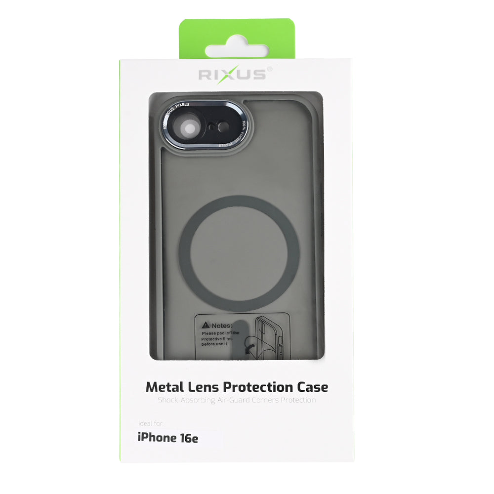 Rixus Classic 04 Case With MagSafe For Apple iPhone 16e Grey