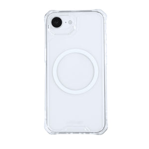 Rixus Armor-X Anti Shock Case With MagSafe For Apple iPhone 16e Transparent