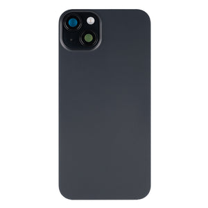 For Apple iPhone 15 Back Glass With NFC, Enlarged Camera Frame Black Compatible