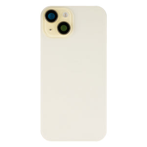 For Apple iPhone 15 Back Glass With NFC, Enlarged Camera Frame Yellow Compatible