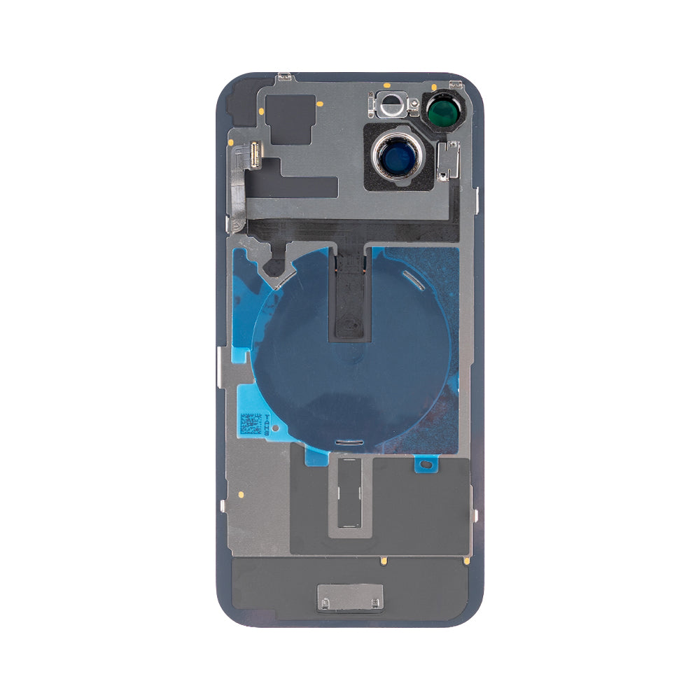 For iPhone 15 Plus Extra Glass With NFC, Enlarged Camera Frame Green