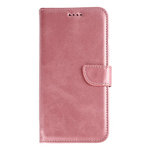 Rixus Bookcase For Samsung Galaxy S25 Edge Pink