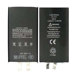 For iPhone 15 Battery (Spot Welding Required) 3349mAh No BMS / IC