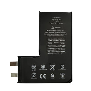 For Apple iPhone 15 Pro Battery (Spot Welding Required) No BMS/IC OEM