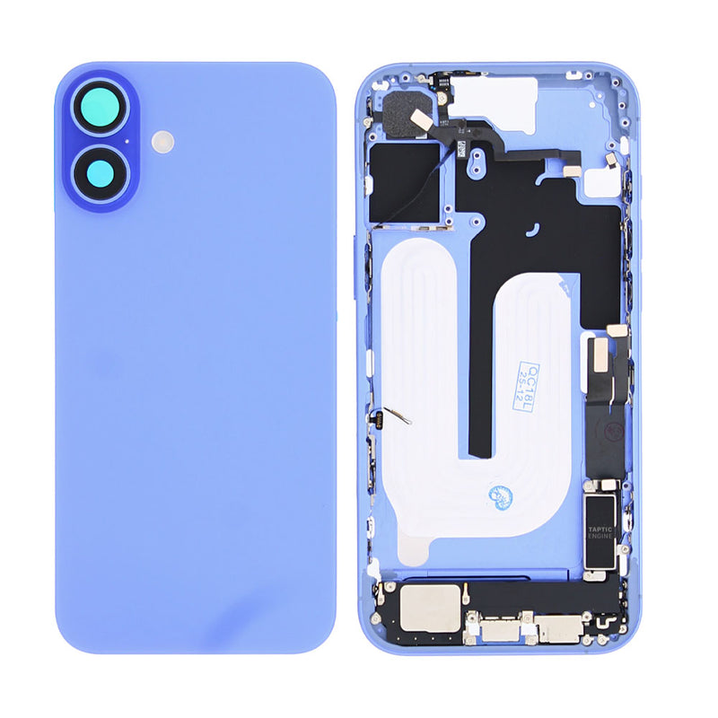 For Apple iPhone 16 Plus Housing With Small Parts Ultramarine OEM