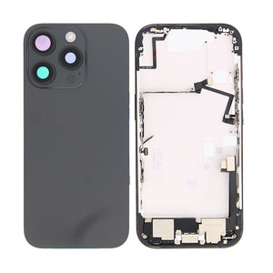 For Apple iPhone 16 Pro Housing With Small Parts Black Titanium OEM