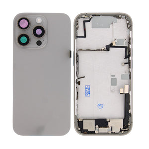 For Apple iPhone 16 Pro Housing With Small Parts Natural Titanium OEM