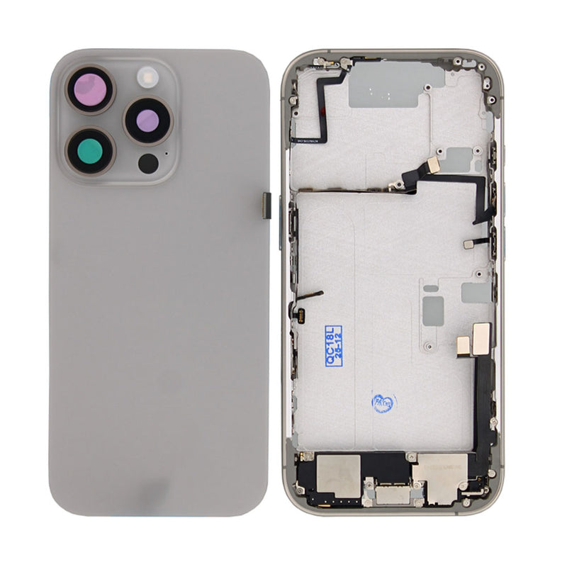 For Apple iPhone 16 Pro Housing With Small Parts Natural Titanium OEM