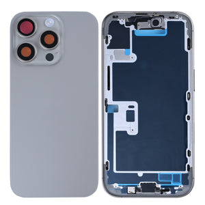 For Apple iPhone 16 Pro Housing With Small Parts Natural Titanium OEM