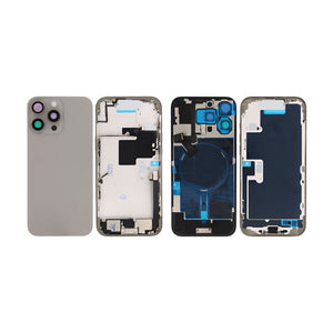 For Apple iPhone 16 Pro Max Housing With Small Parts Natural Titanium OEM