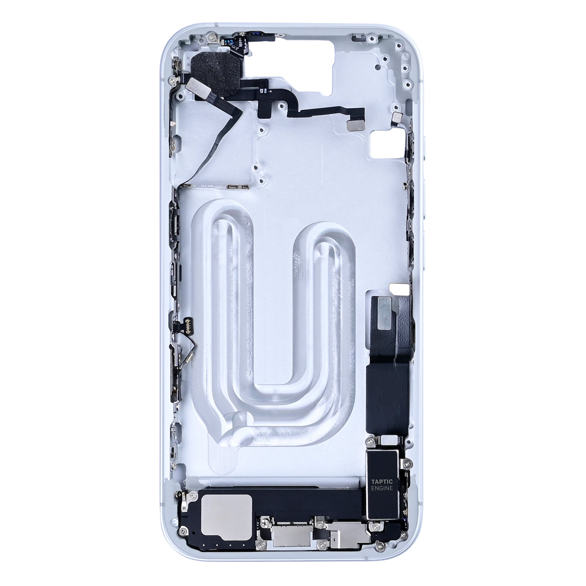 For iPhone 16 Middle Frame White