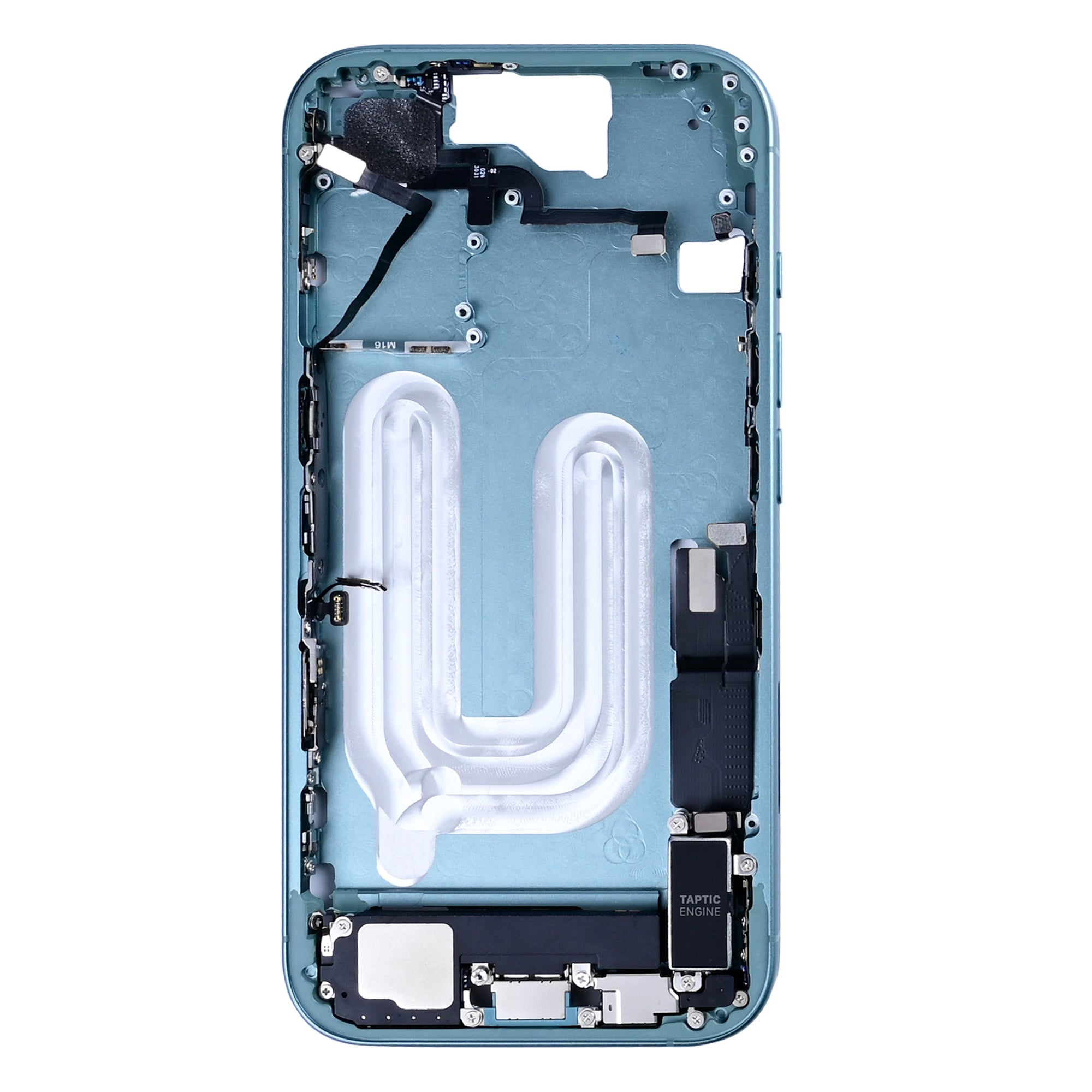 For iPhone 16 Middle Frame Teal