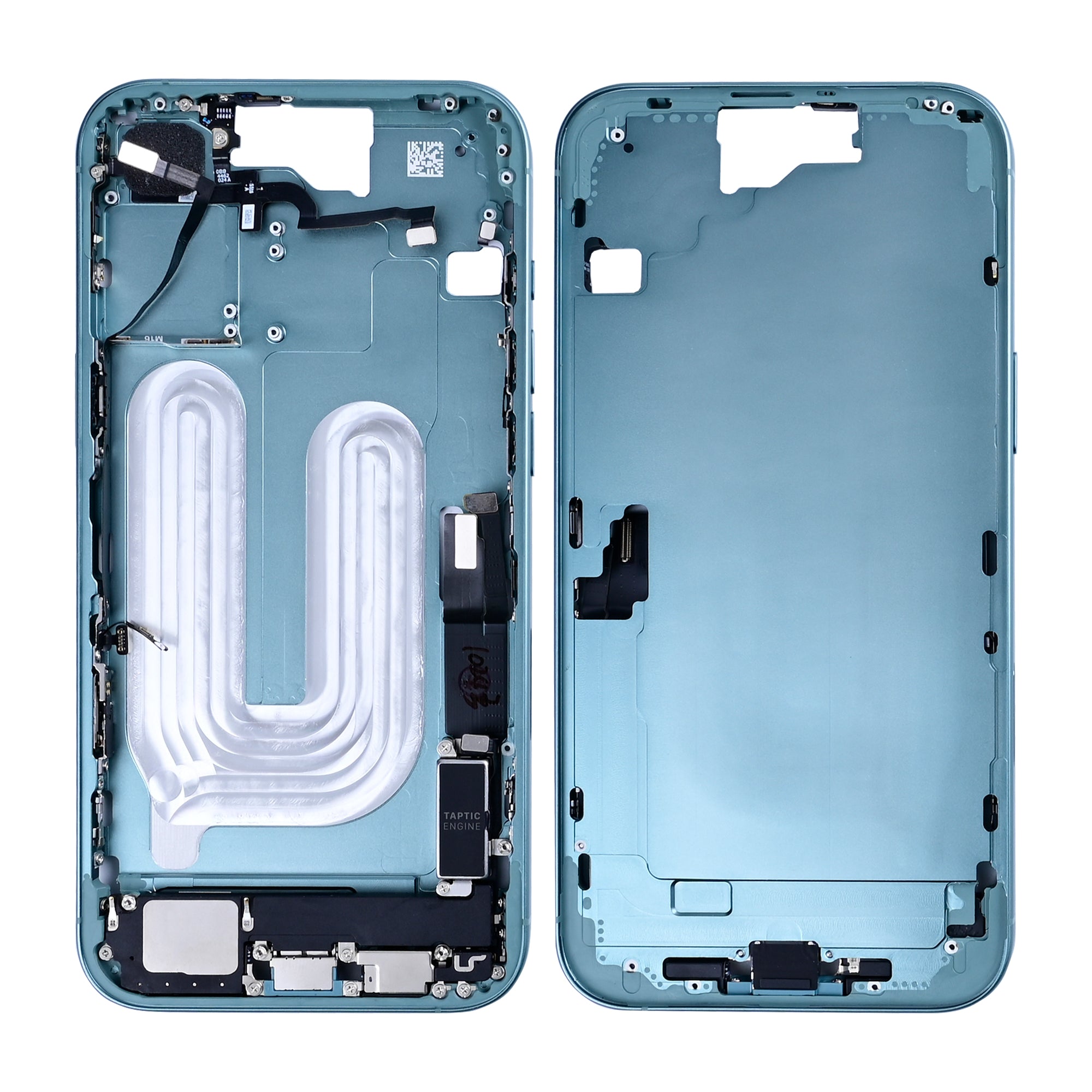 For iPhone 16 Plus Middle Frame Teal