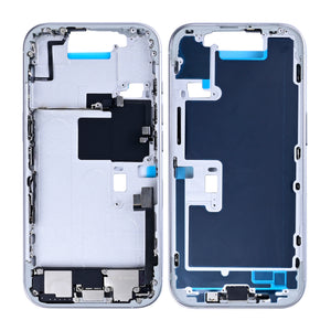 For iPhone 16 Pro Middle Frame White Titanium