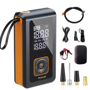 Rixus RXAP05 4 in 1 Air Pump With Jump Starter Black