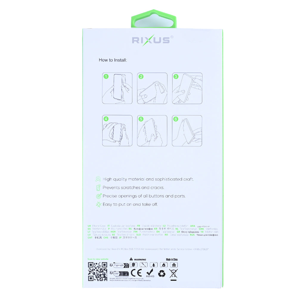 Rixus Anti-Burst Case For Xiaomi 15 Pro Transparent