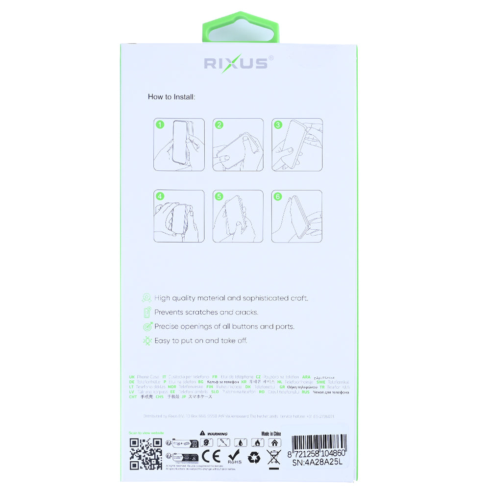 Rixus Anti-Burst Case With MagSafe For Xiaomi 15 Transparent