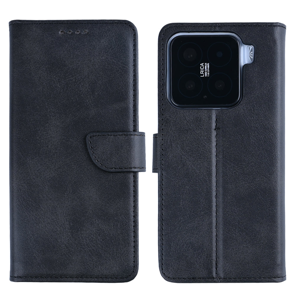 Rixus Bookcase For Xiaomi 15 Black